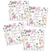 Produktbild des Artikels , Untersetzer-Set - "Gottes Segen"