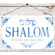 Produktbild des Artikels , Holzschild groß - Shalom