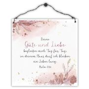 Produktbild des Artikels , Holzschild klein - Deine Güte und Liebe begleiten mich