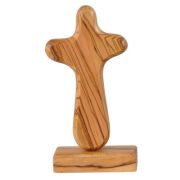 Olivenholz Standkreuz 10cm