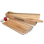 Produktbild des Artikels Schreibwaren, Malset-Holzbox