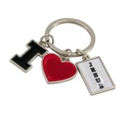 Produktbild des Artikels , Metall-Schlüsselanhänger "I love Jesus"