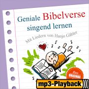 Produktbild des Artikels MP3-Album - Download, Geniale Bibelverse singend lernen (Playback ohne Backings)