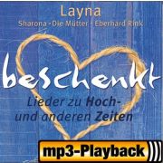 Produktbild des Artikels MP3-Album - Download, beschenkt (Playback ohne Backings)