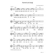Produktbild des Artikels Kommt und singt (Noten - Download)