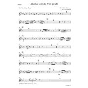 Produktbild des Artikels Noten - Download, Also hat Gott die Welt geliebt (Oboe)