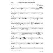 Produktbild des Artikels Noten - Download, Also hat Gott die Welt geliebt (Violine II)