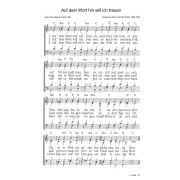 Produktbild des Artikels Noten - Download, Auf dein Wort hin will ich trauen