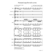 Produktbild des Artikels Noten - Download, Niemand sorgt für mich so treu / No One Ever Cared For Me