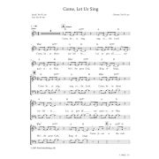 Produktbild des Artikels Noten - Download, Come Let Us Sing