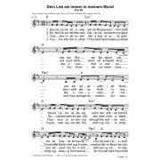 Produktbild des Artikels Noten - Download, Dein Lob sei immer in meinem Mund / Ever Be