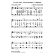 Produktbild des Artikels Noten - Download, Glücklichsein heisst den Herrn zu kennen / Happiness is the Lord
