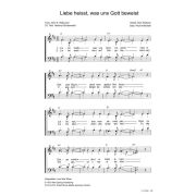 Produktbild des Artikels Noten - Download, Liebe heisst, was uns Gott beweist / Love Was When