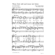 Produktbild des Artikels Noten - Download, Wenn Gott will und wenn wir leben