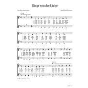 Produktbild des Artikels Noten - Download, Singt von der Liebe