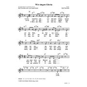 Produktbild des Artikels Noten - Download, Wir singen Gloria