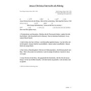 Produktbild des Artikels Noten - Download, Jesus Christus herrscht als König