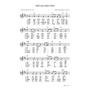 Produktbild des Artikels Noten - Download, Geh aus mein Herz
