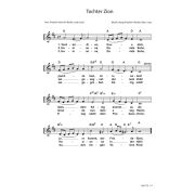Produktbild des Artikels Noten - Download, Tochter Zion