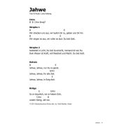 Produktbild des Artikels Noten - Download, Jahwe