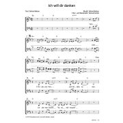 Produktbild des Artikels Noten - Download, Ich will dir danken
