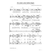 Produktbild des Artikels Noten - Download, Ein Leben unter Gottes Segen