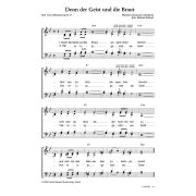 Produktbild des Artikels Noten - Download, Denn der Geist und die Braut