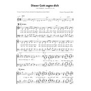 Produktbild des Artikels Noten - Download, Dieser Gott segne dich