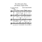 Produktbild des Artikels Noten - Download, Du willst mich Herr mit deinen Augen leiten