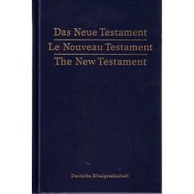 Produktbild des Artikels Bibel - Gebunden Das Neue Testament - Deutsch, Englisch & Französisch