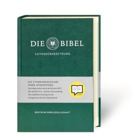 Produktbild des Artikels Bibel - Gebunden Luther 2017 Standardausgabe ohne Apokryphen grün