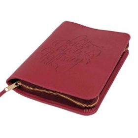 Produktbild des Artikels  Bibelhülle Appleskin 25x17,3x4,6 - genarbt granatrot