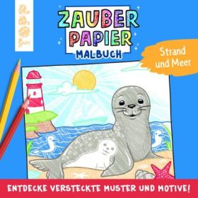Produktbild des Artikels Zauberpapier Malbuch Strand und Meer (Buch - Kartoniert)