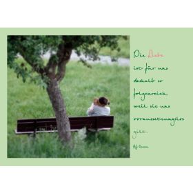 Postkarte "Die Liebe ist für uns deshalb so..." - 5 Stück