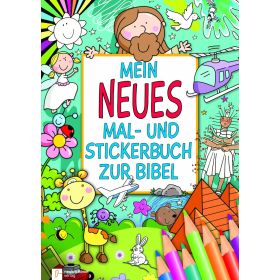 Produktbild des Artikels Mein neues Mal- und Stickerbuch zur Bibel (Buch - Kartoniert)