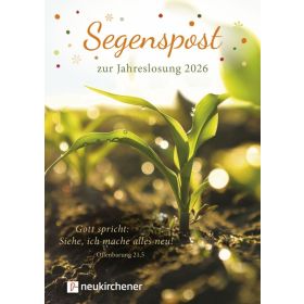 Produktbild des Artikels Segenspost zur Jahreslosung 2026 (Buch - Geheftet)