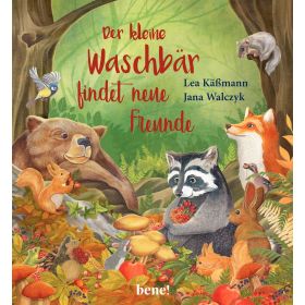 Der kleine Waschbär findet neue Freunde