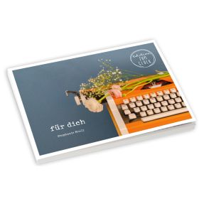 Produktbild des Artikels Schreibwaren Postkartenbuch "für dich"