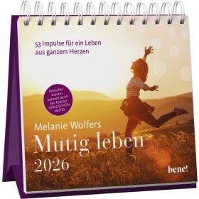 Produktbild des Artikels Kalender - Spiralbindung Mutig leben 2026 - Aufstellkalender