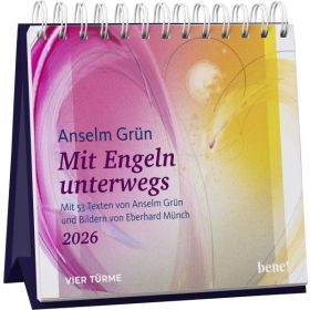 Produktbild des Artikels Kalender - Spiralbindung Mit Engeln unterwegs 2026 - Aufstellkalender