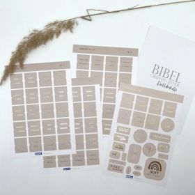 Bibel-Griffregister Cremerfarben m. Goldveredelung