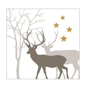Produktbild des Artikels Servietten "Winter Hirsch" ()