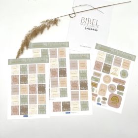 Produktbild des Artikels  Bibel-Griffregister Floral mit Goldveredelung