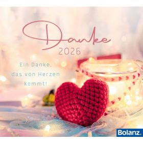 Produktbild des Artikels Danke 2026 - Minikalender (Kalender - Spiralbindung)