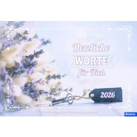 Produktbild des Artikels Herzliche Worte für Dich 2026 - Postkartenkalender (Kalender - Spiralbindung)