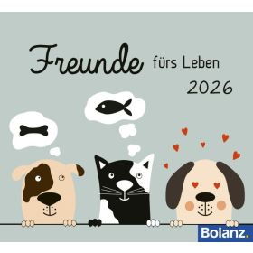 Produktbild des Artikels Freunde fürs Leben 2026 - Minikalender (Kalender - Spiralbindung)
