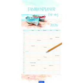 Produktbild des Artikels Familienplaner für uns 2026 - Wandkalender (Kalender - Spiralbindung)