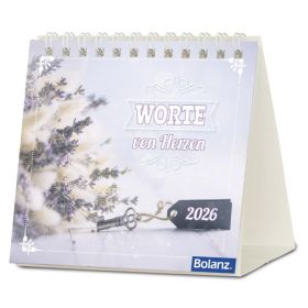 Produktbild des Artikels Worte von Herzen 2026 - Minikalender (Kalender - Spiralbindung)