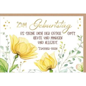 Faltkarte "Zum Geburtstag"