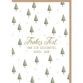 Produktbild des Artikels Faltkarte "Frohes Fest" (Schreibwaren)